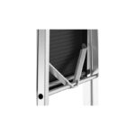 Escalera de tijera en aluminio de 5 peldaños con bandeja de herramientas - Imagen 2