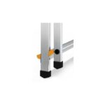 Escalera de tijera en aluminio de 5 peldaños con bandeja de herramientas - Imagen 6