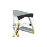 Escalera de tijera doble de 2 peldaños fabricada en aluminio - Imagen 2