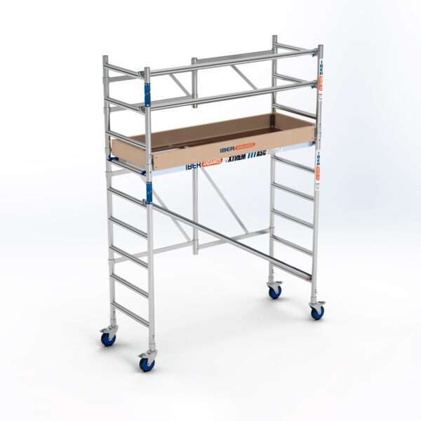 Andamio plegable XTREM 75x190 con barras extra y rodapiés – Altura de trabajo 3,65 m
