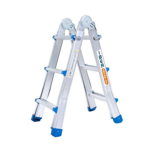 Escalera telescópica 4x3 peldaños - certificada con 5 años de garantía