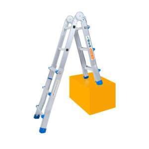 Escalera telescópica 4x3 peldaños - certificada con 5 años de garantía - Imagen 4