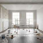 Andamio plegable EASY en una habitación
