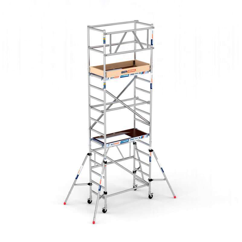 Andamio plegable EASY COMPACT MÓDULO 1+2+3 - 75x150 - 5,50 m Altura de trabajo