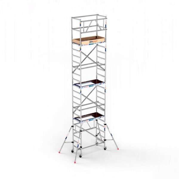 Andamio plegable EASY COMPACT MÓDULO 1+2+3+3 - 75x150 - 7,50 m Altura de trabajo