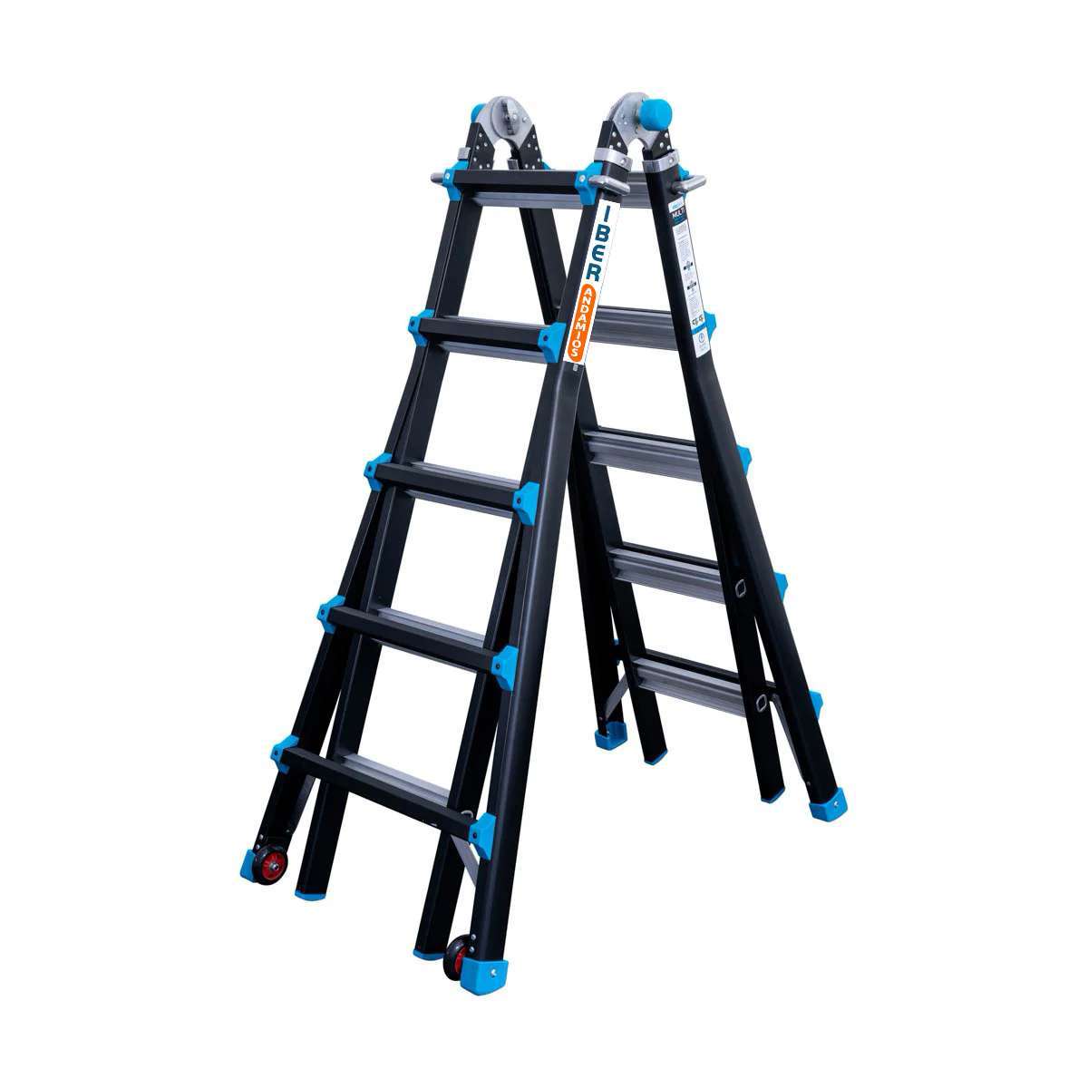 eurostairs-professionele-vouwladder-eurostairs-4x5 Escalera multiposición Multiladder 4x5 peldaños - Certificado EN131 - Imagen 1