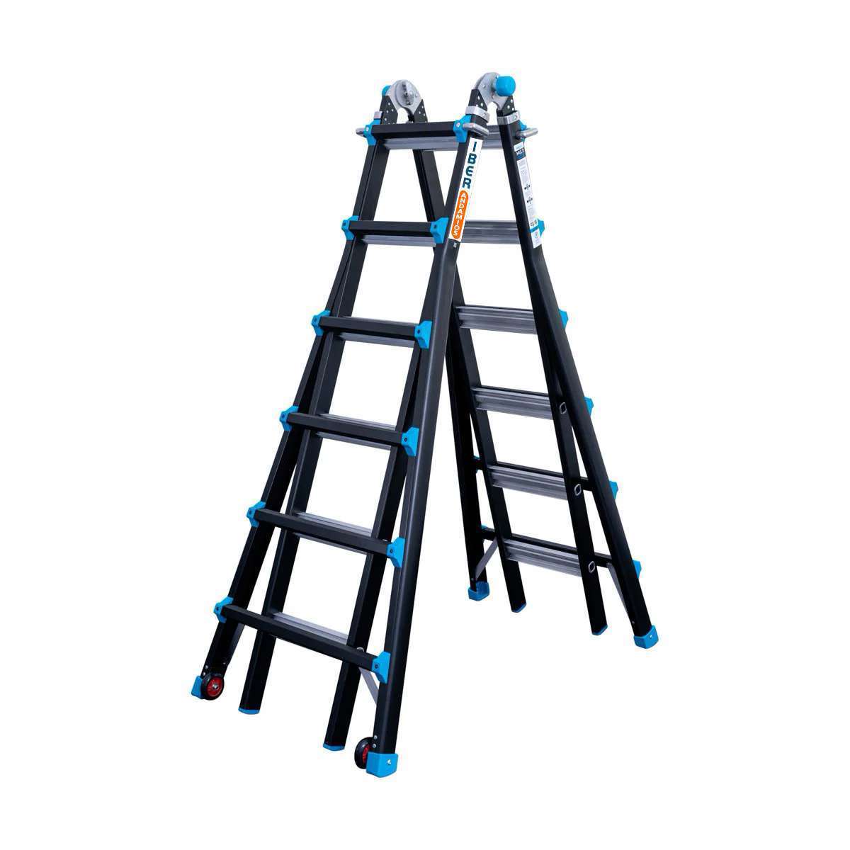 eurostairs-professionele-vouwladder-eurostairs-4x6 Escalera multiposición Multiladder 4x6 peldaños - Certificado EN131 - Imagen 1
