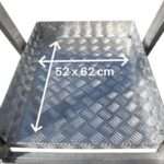 Escalera plegable con altura regulable. 6 peldaños PLS6 Faraone - Imagen 8