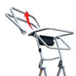 Escalera de aluminio plegable 3 peldaños PL-C3 (Regulable en altura) - Imagen 2