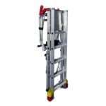 Escalera de aluminio plegable 3 peldaños PL-C3 (Regulable en altura) - Imagen 9