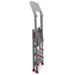 Escalera PL-PICKING de aluminio para picking - 4 peldaños - Imagen 2