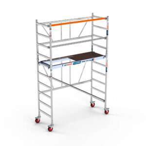 Andamio Plegable Aluminio 3.85 m de Altura de Trabajo y barras extra
