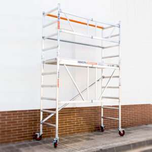 Andamio Plegable Aluminio 3.85 m de Altura de Trabajo y barras extra - Imagen 5