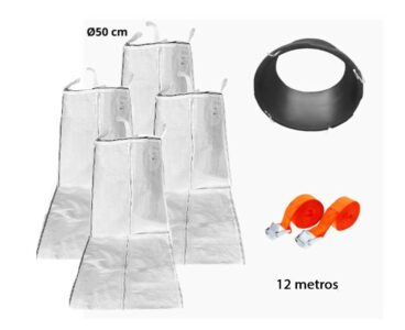 Bajante de escombros flexible Ø50 cm PACK de 12 metros