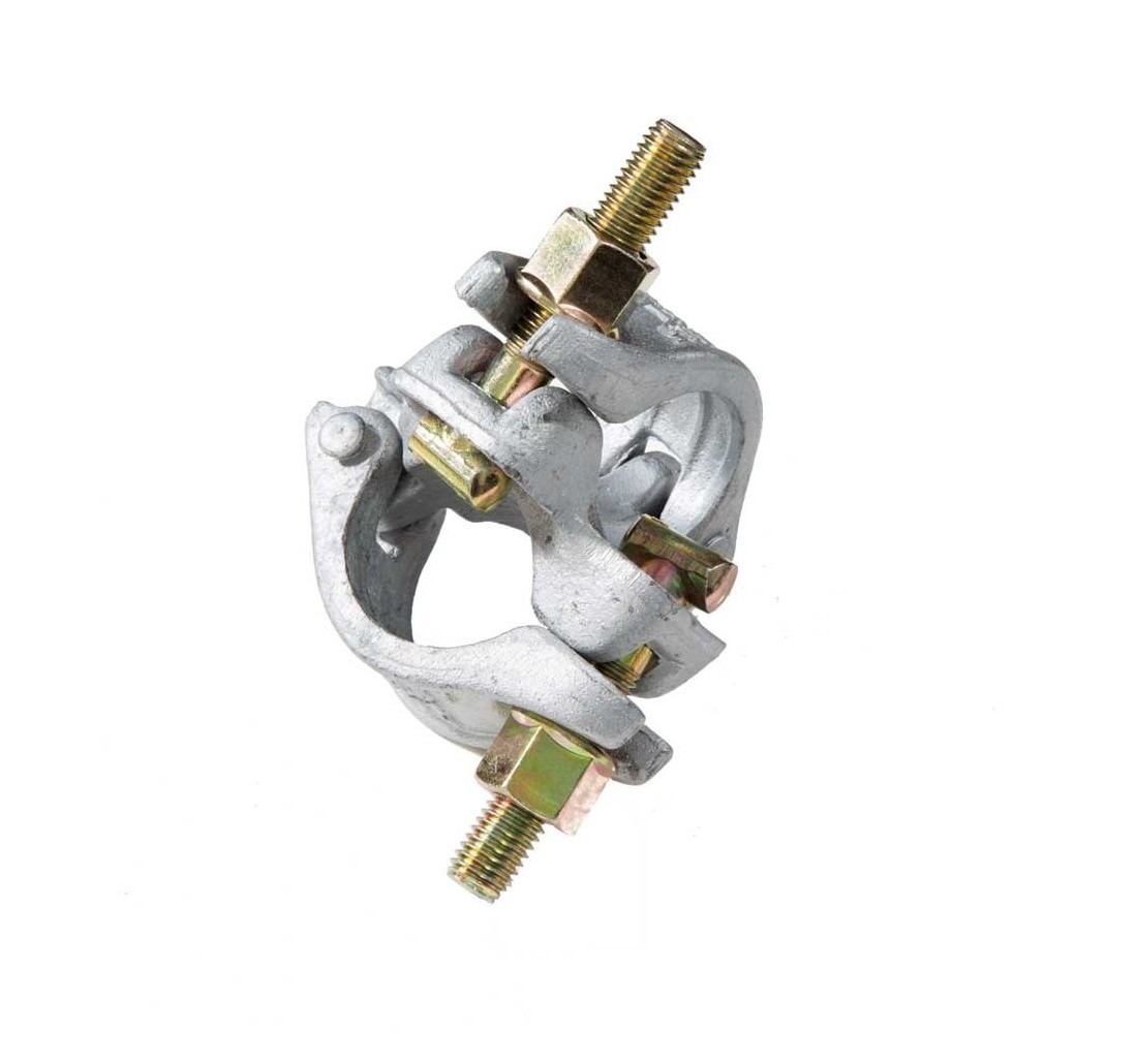 Abrazadera metálica doble FIJA de 51 mm para andamios y torres de andamio. Abrazadera metálica doble FIJA de 51 mm para andamios y torres de andamio.