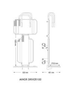Elevador de Escalera para Paneles Solares (100 kg) | Propulsión por Destornillador | Altura escalera 12,5 m - Imagen 4