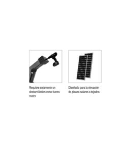 Elevador de Escalera para Paneles Solares (100 kg) | Propulsión por Destornillador | Altura escalera 12,5 m - Imagen 5