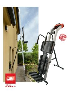 Elevador de Escalera para Paneles Solares (100 kg) | Propulsión por Destornillador | Altura escalera 12,5 m - Imagen 2