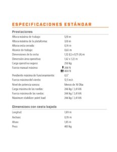 Plataforma Elevadora Bicapa Power Tower Duo | Altura 5,10 m (Uso 2 Personas) - Imagen 6