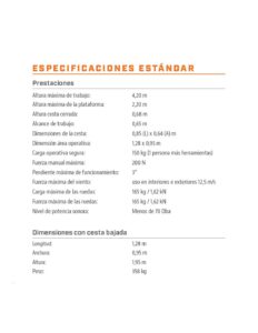 Plataforma Elevadora Ecológica para Exteriores Ecolift WR | Altura 4,20 m - Imagen 6