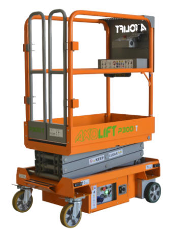 Plataforma Elevadora de Tijera Autopropulsada AXO LIFT P300T – Altura de Trabajo 4,95m