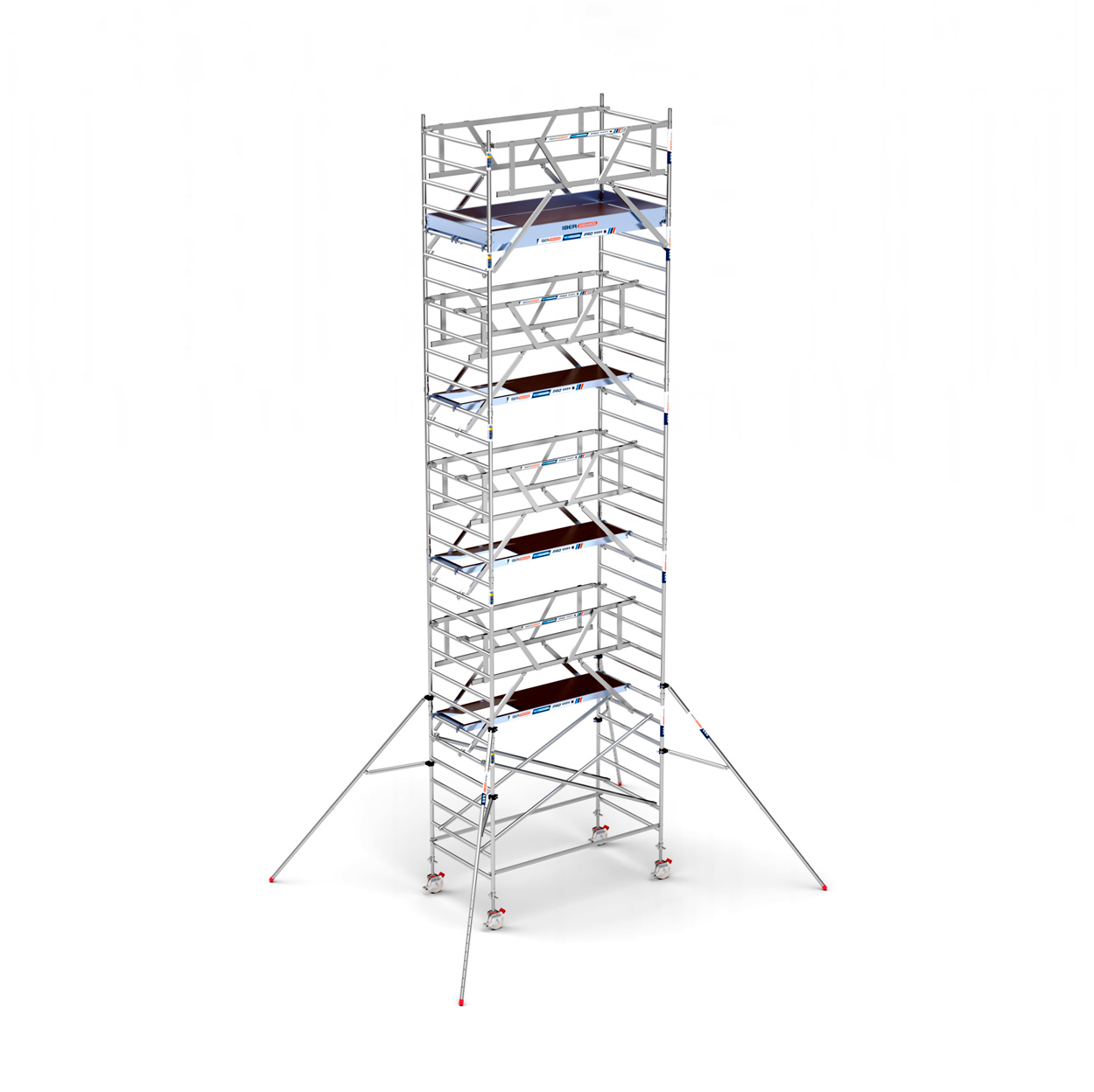 Torre Andamio PRO DOBLE SAFE 135x250 - 10,20 m Altura de trabajo Torre Andamio PRO DOBLE SAFE 135x250 - 10,20 m Altura de trabajo