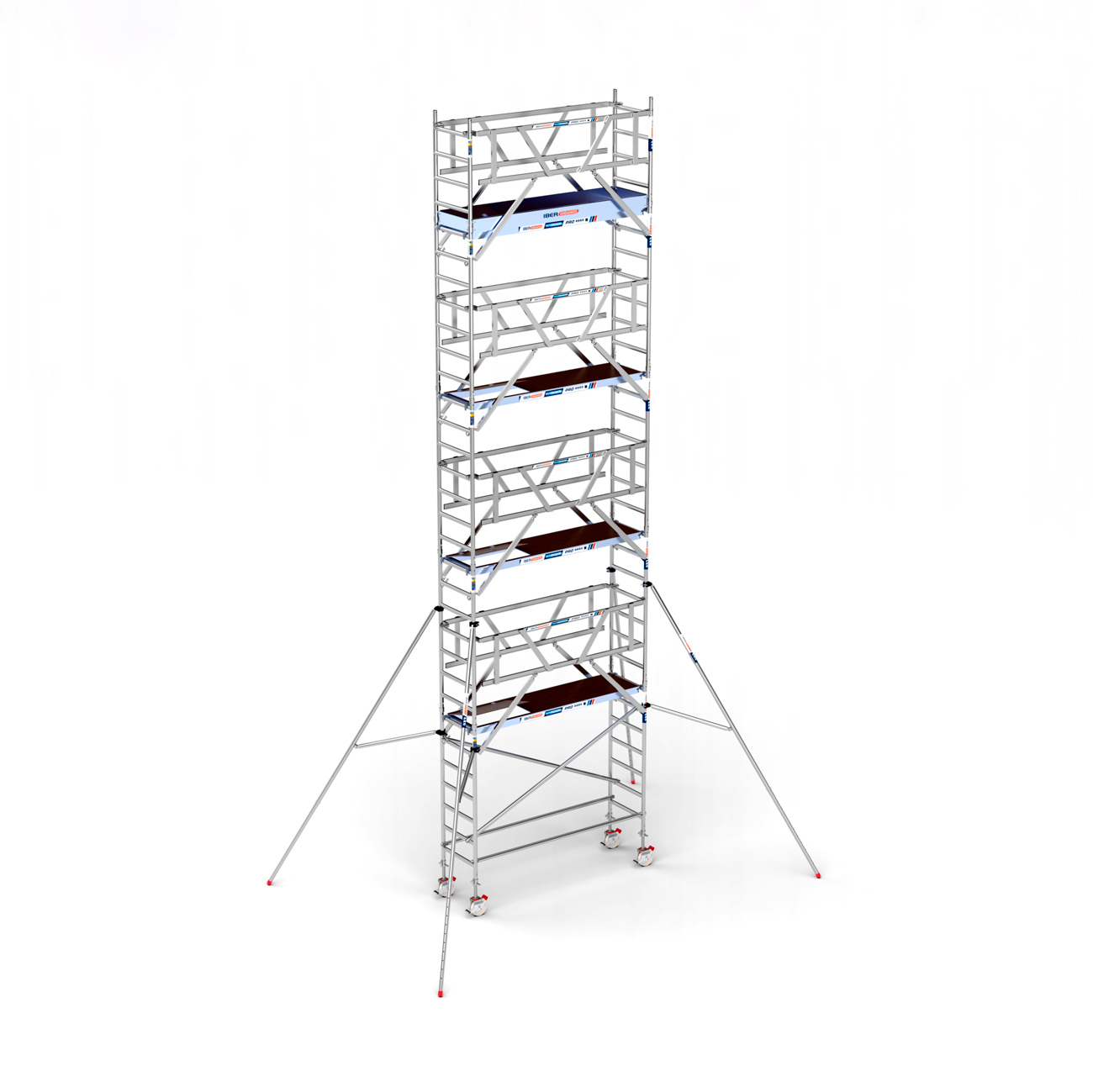 Torre Andamio PRO DOBLE SAFE 75x250 - 10,20 m Altura de trabajo Torre Andamio PRO DOBLE SAFE 75x250 - 10,20 m Altura de trabajo