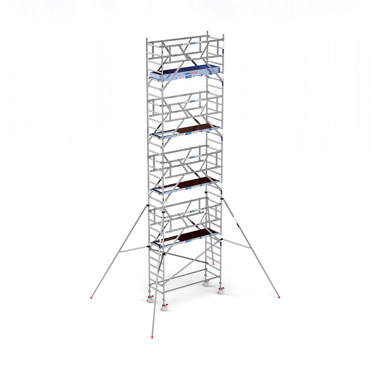 Torre Andamio PRO DOBLE SAFE 90x250 - 10,20 m Altura de trabajo Torre Andamio PRO DOBLE SAFE 90x250 - 10,20 m Altura de trabajo
