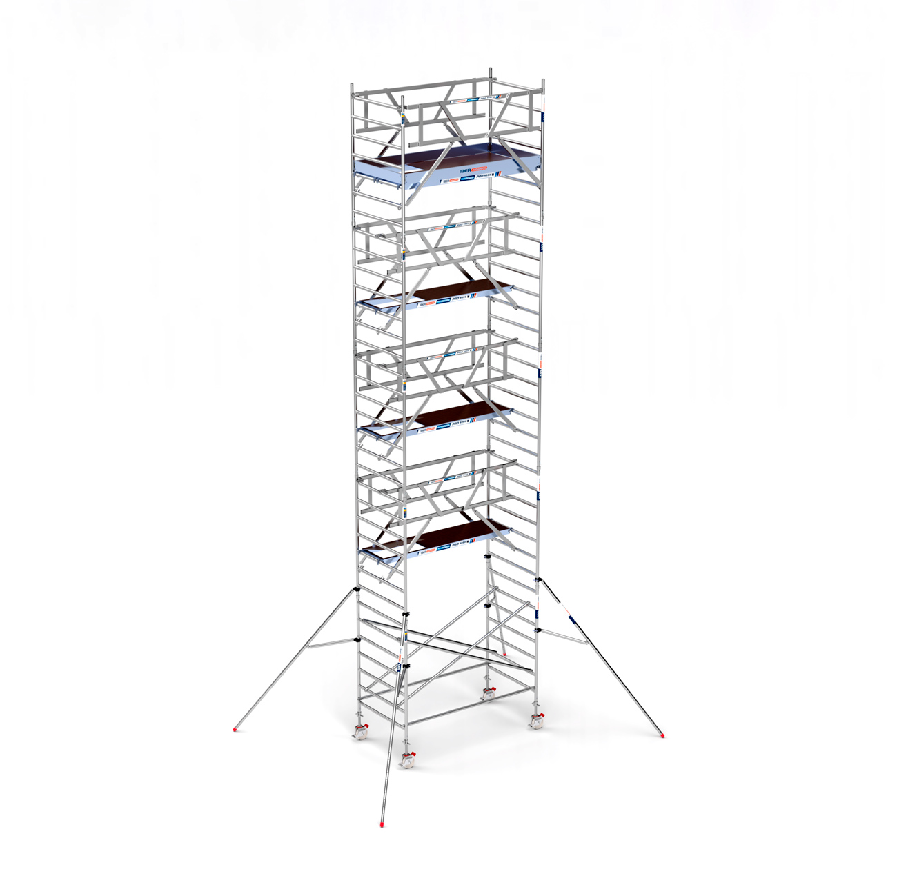 Torre Andamio PRO DOBLE SAFE 135x250 - 11,20 m Altura de trabajo Torre Andamio PRO DOBLE SAFE 135x250 - 11,20 m Altura de trabajo
