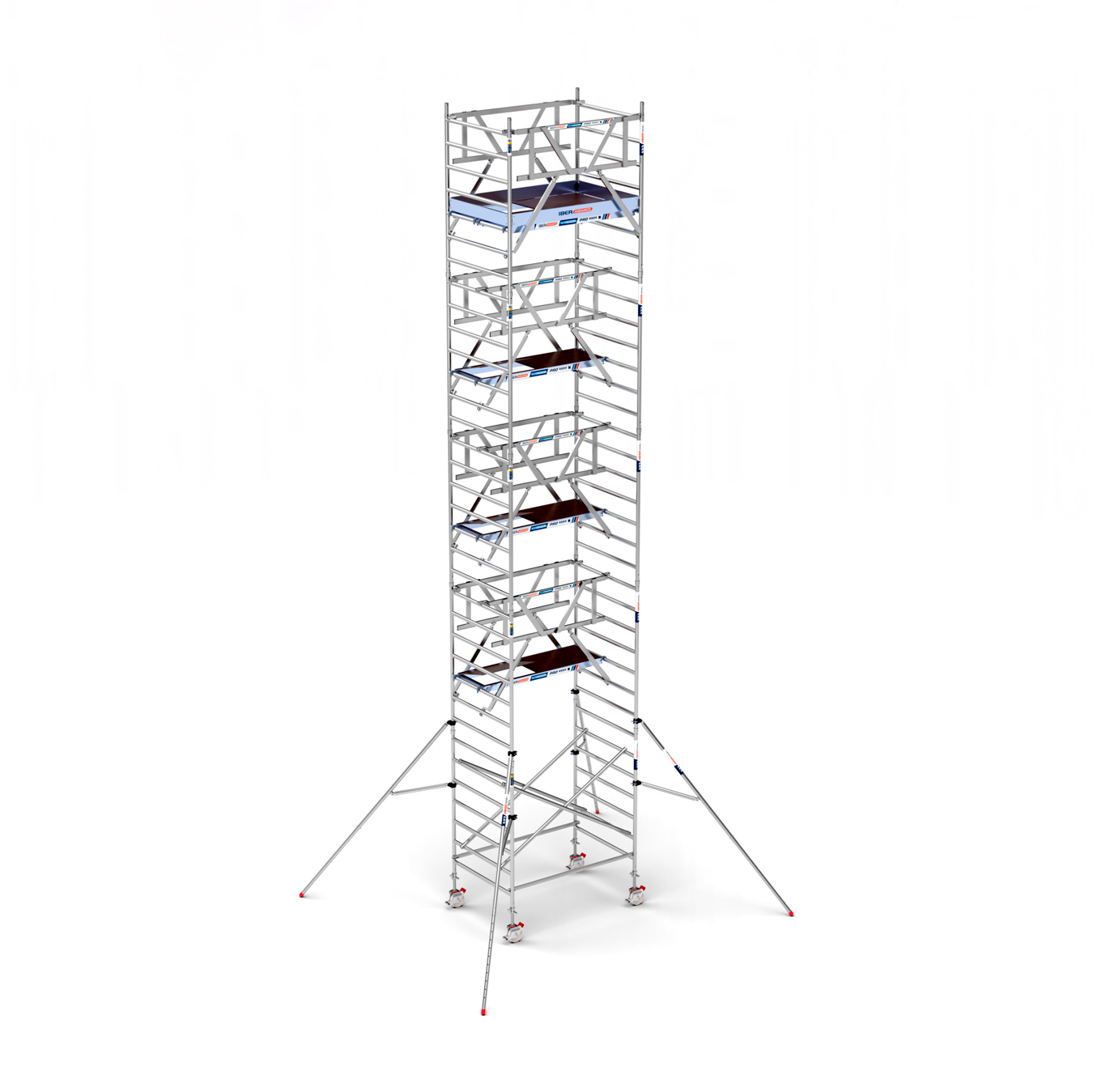 Torre Andamio PRO DOBLE SAFE 135x190 - 11,20 m Altura de trabajo Torre Andamio PRO DOBLE SAFE 135x190 - 11,20 m Altura de trabajo