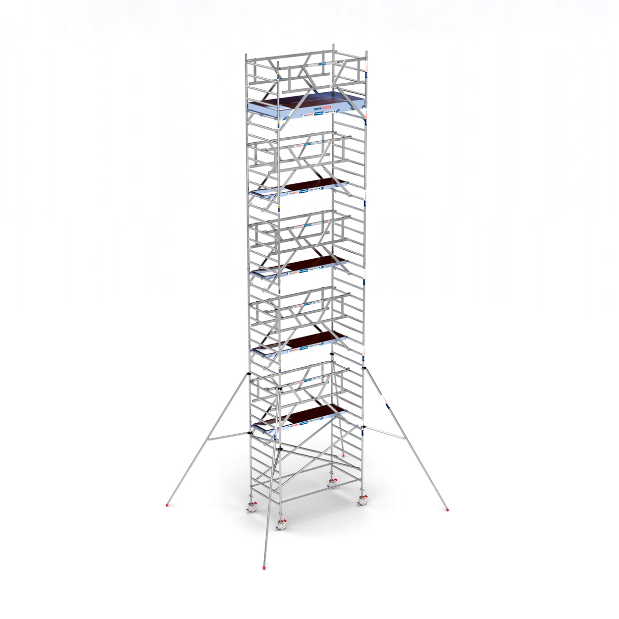 Torre Andamio PRO DOBLE SAFE 135x250 - 12,20 m Altura de trabajo Torre Andamio PRO DOBLE SAFE 135x250 - 12,20 m Altura de trabajo