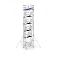 Torre Andamio PRO DOBLE SAFE 135x250 - 13,20 m Altura de trabajo