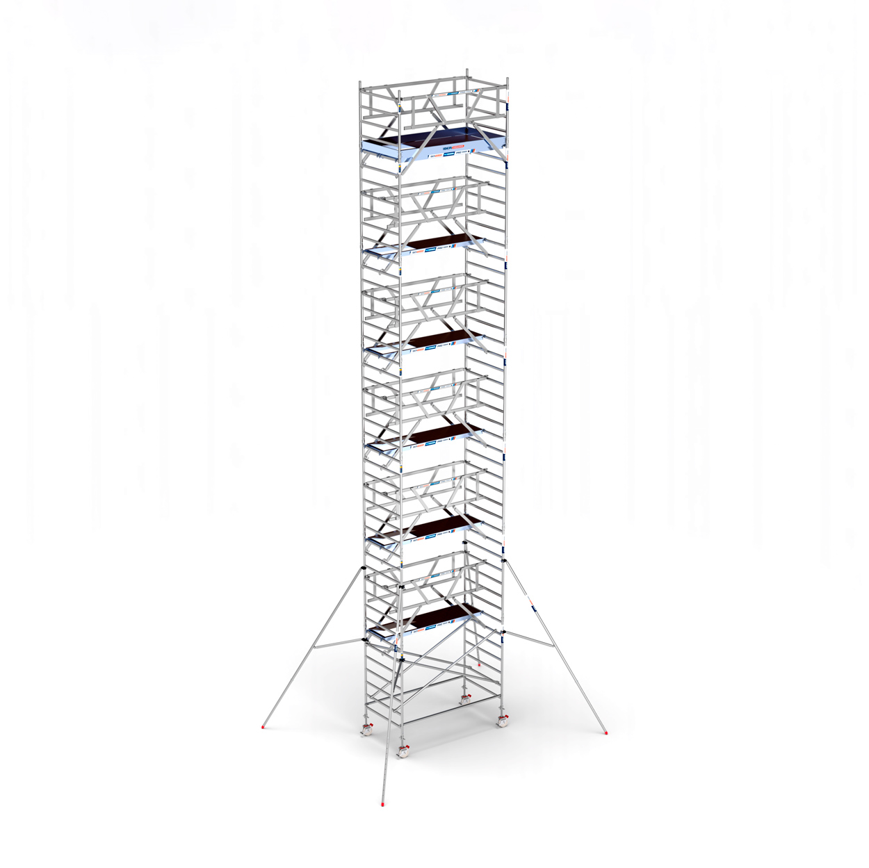 Torre Andamio PRO DOBLE SAFE 135x250 - 14,20 m Altura de trabajo Torre Andamio PRO DOBLE SAFE 135x250 - 14,20 m Altura de trabajo