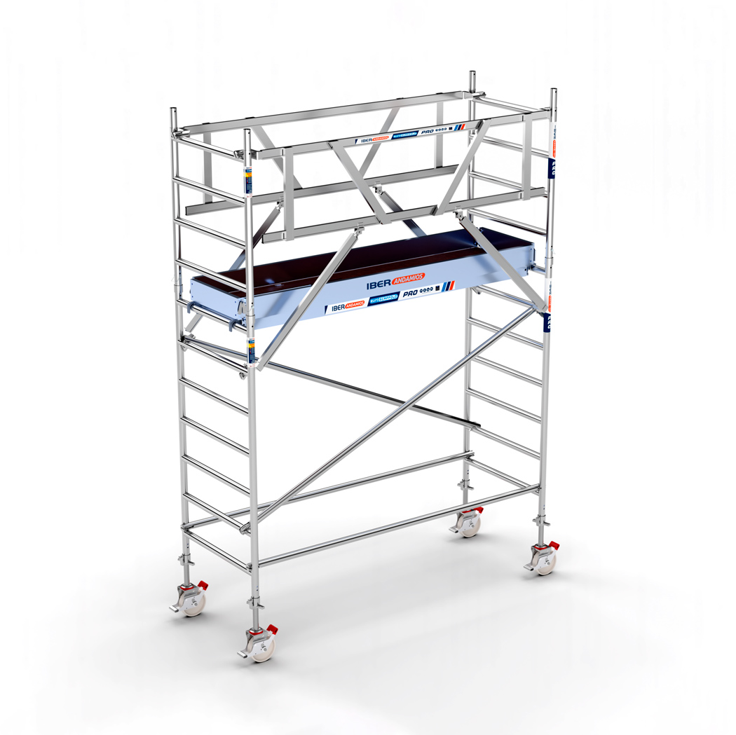 Torre Andamio PRO DOBLE SAFE 90x250 - 4,20 m Altura de trabajo Torre Andamio PRO DOBLE SAFE 90x250 - 4,20 m Altura de trabajo