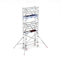 Torre Andamio PRO DOBLE SAFE 75x190 - 6,20 m Altura de trabajo