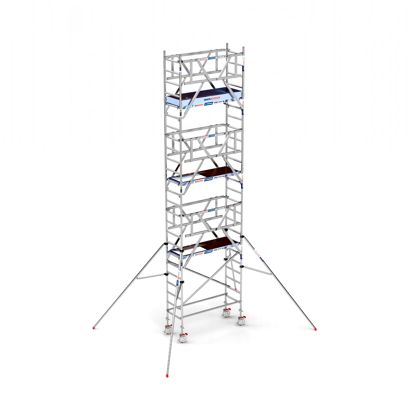 Torre Andamio PRO DOBLE SAFE 75x190 - 8,20 m Altura de trabajo Torre Andamio PRO DOBLE SAFE 75x190 - 8,20 m Altura de trabajo
