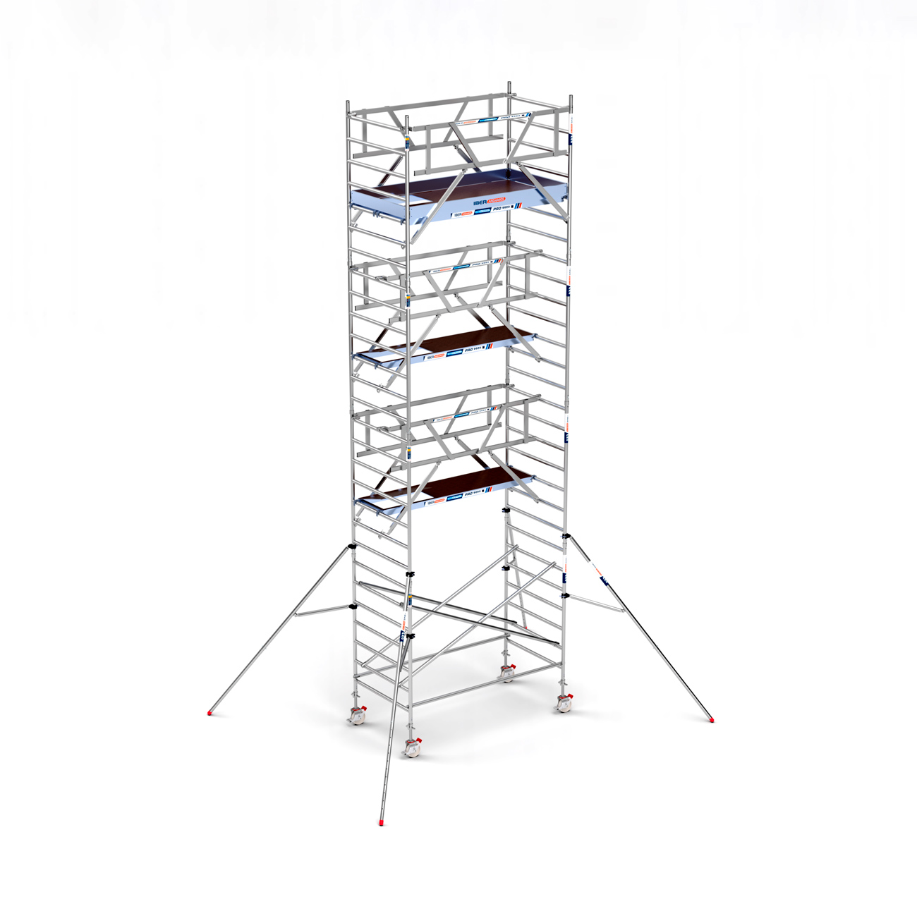 Torre Andamio PRO DOBLE SAFE 135x250 - 9,20 m Altura de trabajo Torre Andamio PRO DOBLE SAFE 135x250 - 9,20 m Altura de trabajo