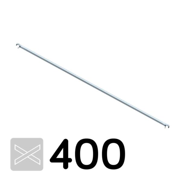 Barra horizontal 400 - para torres de andamio móviles - IBERANDAMIOS