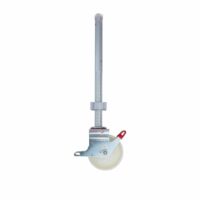 Rueda de NYLON de 200 mm con husillo de aluminio regulable. Carga hasta 800 kg