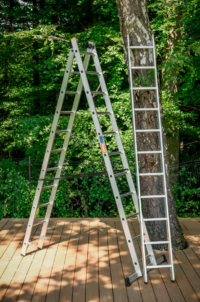 Escalera Multiusos de Aluminio Triple 3x12 Peldaños DW-PRO-3X12 (Normativa EN 131) - Imagen 10