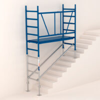 Kit L Salvaescaleras para andamios 75x190 altura 80-120 cms