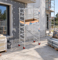 Andamio Plegable de Aluminio COMPACT MÓDULO 1+1 (75x150 cm) - Altura de Trabajo 3,8 m - Imagen 2