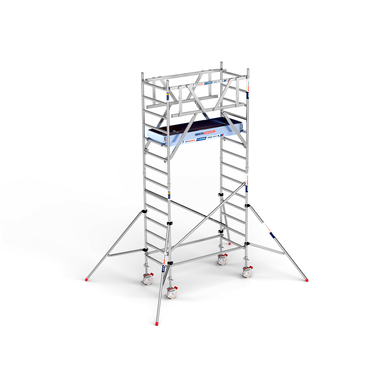 Torre de Andamio 90x190x520 m - PRO NEW DOBLE Torre de Andamio 90x190x520 m - PRO NEW DOBLE