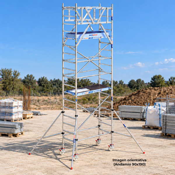 Torre de Andamio 90x250x620 m - PRO NEW DOBLE