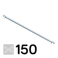 Barra Diagonal 150 cm para Andamios Plegables y Torres Móviles - Imagen 2