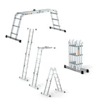 Detalles escalera plataforma multiusos 4x3