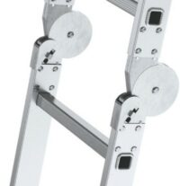 Detalles escalera plataforma multiusos 4x3