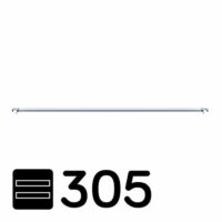 Barra Horizontal 305 cm para Andamios Plegables y Torres Móviles