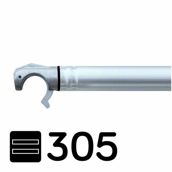 Barra Horizontal 305 cm para Andamios Plegables y Torres Móviles