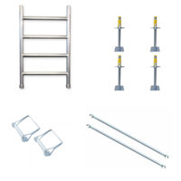 Kit L Salvaescaleras para andamios 75x190 altura 80-120 cms